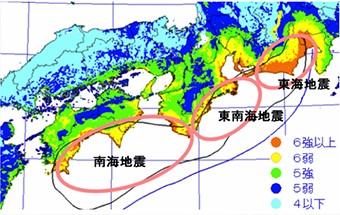 日本は大規模災害の可能性を持つ地震大国